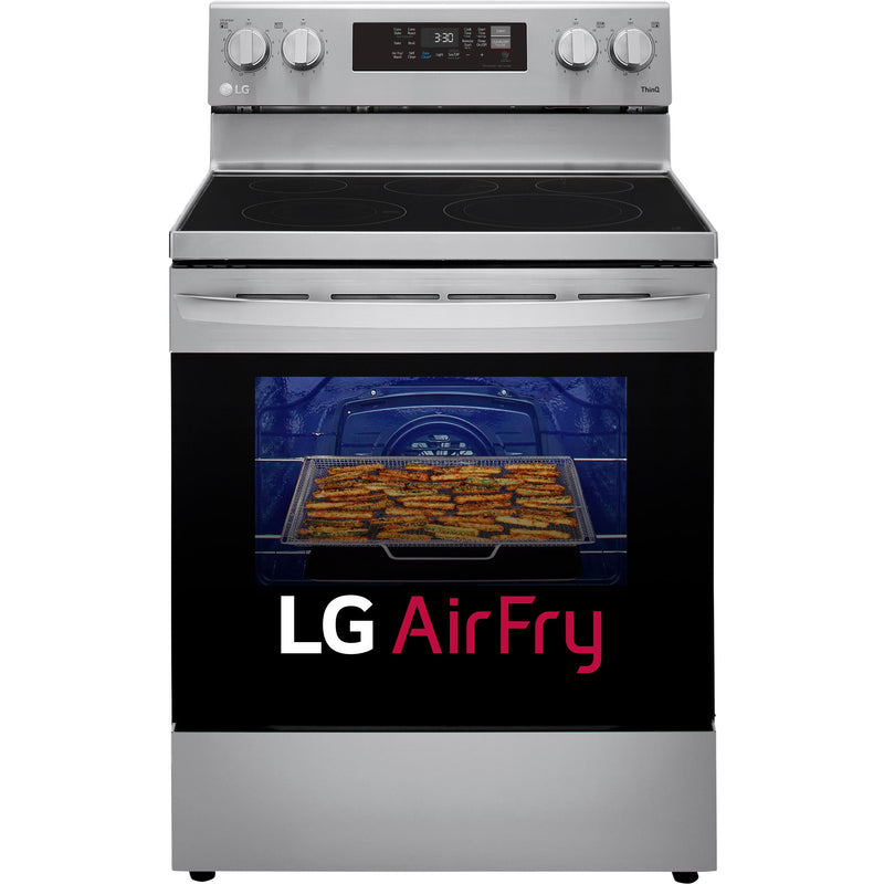  LG 30-inch Freestanding Electric Range with Wi-Fi Connectivity LREL6323S IMAGE 1