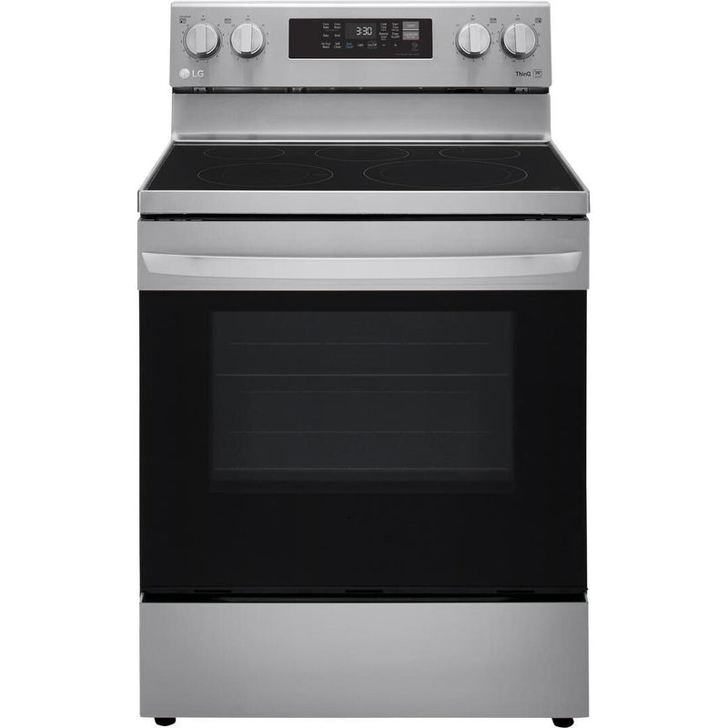  LG 30-inch Freestanding Electric Range with Wi-Fi Connectivity LREL6323S IMAGE 3