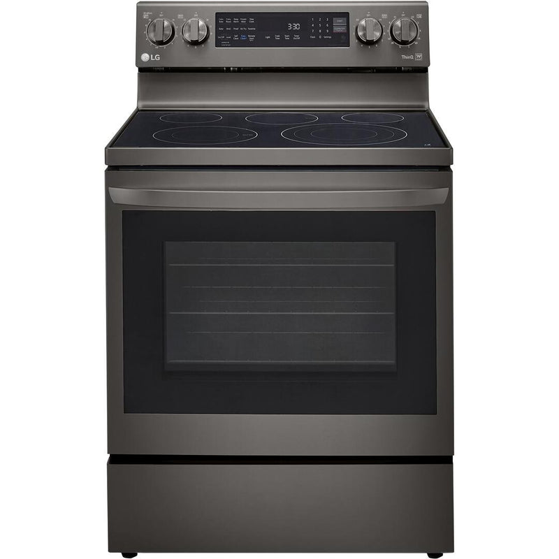  LG 30-inch, 6.3 cu.ft. Freestanding Electric Range with Wi-Fi Connectivity LREL6325D IMAGE 2