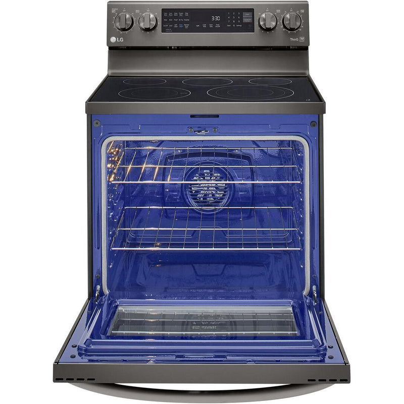  LG 30-inch, 6.3 cu.ft. Freestanding Electric Range with Wi-Fi Connectivity LREL6325D IMAGE 4