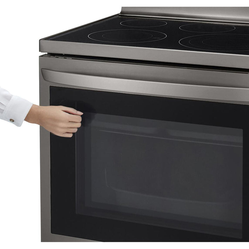  LG 30-inch, 6.3 cu.ft. Freestanding Electric Range with Wi-Fi Connectivity LREL6325D IMAGE 9
