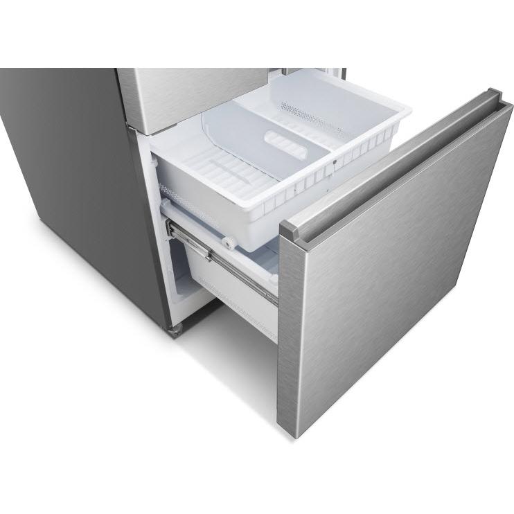  Hisense 30-inch, 20.8 cu.ft. Freestanding French 3-Door Refrigerator with Inverter Technology RF210N6ASE IMAGE 4