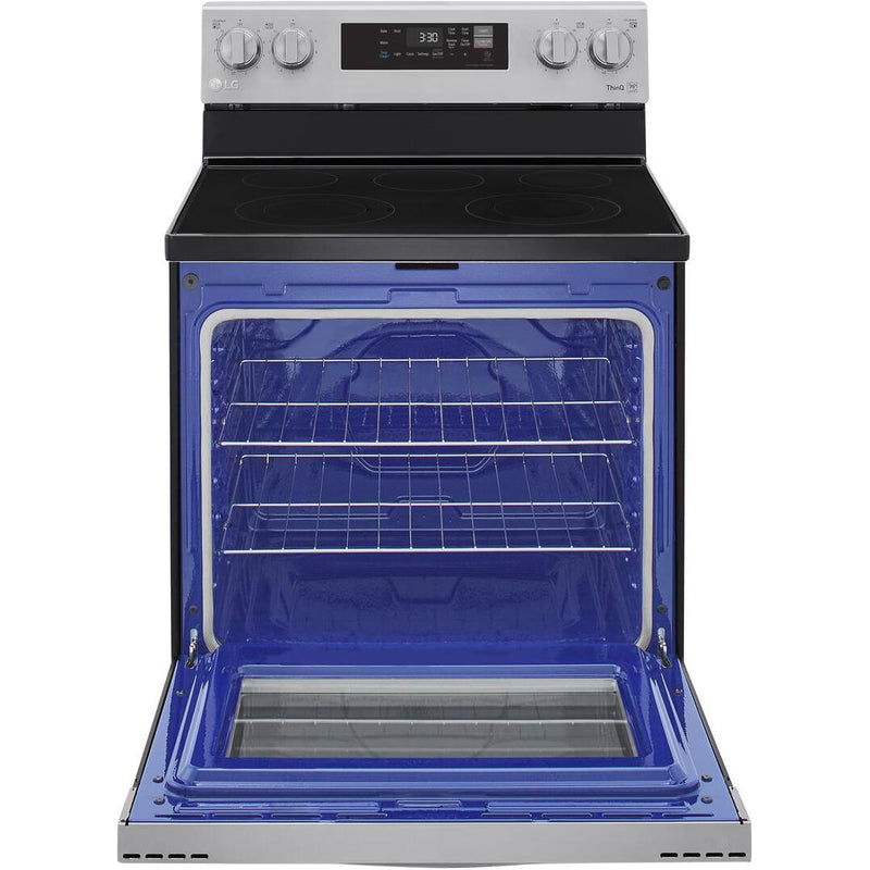 LG 30-inch Freestanding Electric Range with SmartDiagnosis™ LREL6321S IMAGE 2