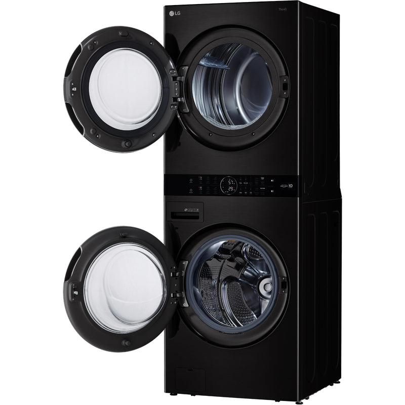  LG Stacked Washer/Dryer Electric Laundry Center with TurboWash™ 360 Technology WKEX200HBA IMAGE 12