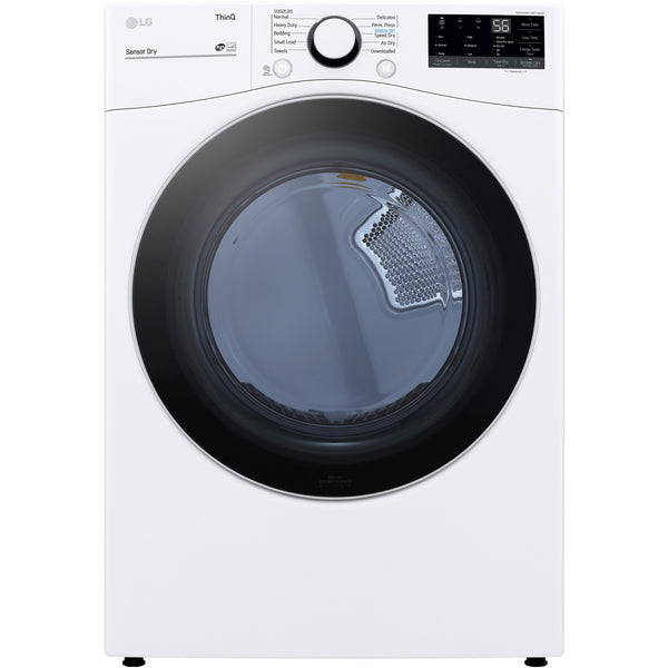  LG 7.4 cu.ft. Electric Dryer with ThinQ® Technology DLE3600W IMAGE 1