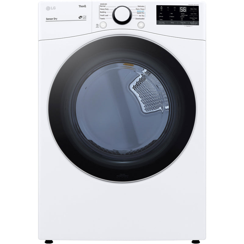  LG 7.4 cu.ft. Electric Dryer with ThinQ® Technology DLE3600W IMAGE 1
