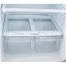  LG 30-inch, 20.2 cu.ft. Freestanding Top Freezer Refrigerator with Smart Diagnosis™ LTCS20020W IMAGE 12