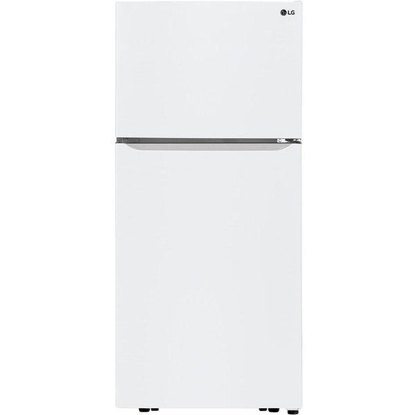  LG 30-inch, 20.2 cu.ft. Freestanding Top Freezer Refrigerator with Smart Diagnosis™ LTCS20020W IMAGE 1