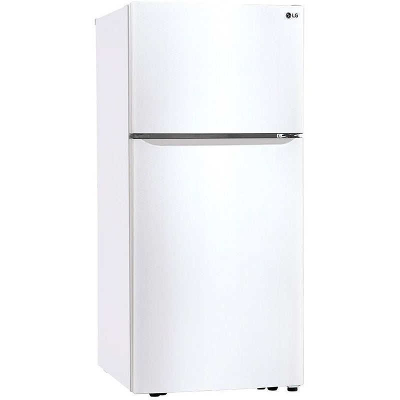  LG 30-inch, 20.2 cu.ft. Freestanding Top Freezer Refrigerator with Smart Diagnosis™ LTCS20020W IMAGE 2