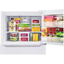  LG 30-inch, 20.2 cu.ft. Freestanding Top Freezer Refrigerator with Smart Diagnosis™ LTCS20020W IMAGE 6