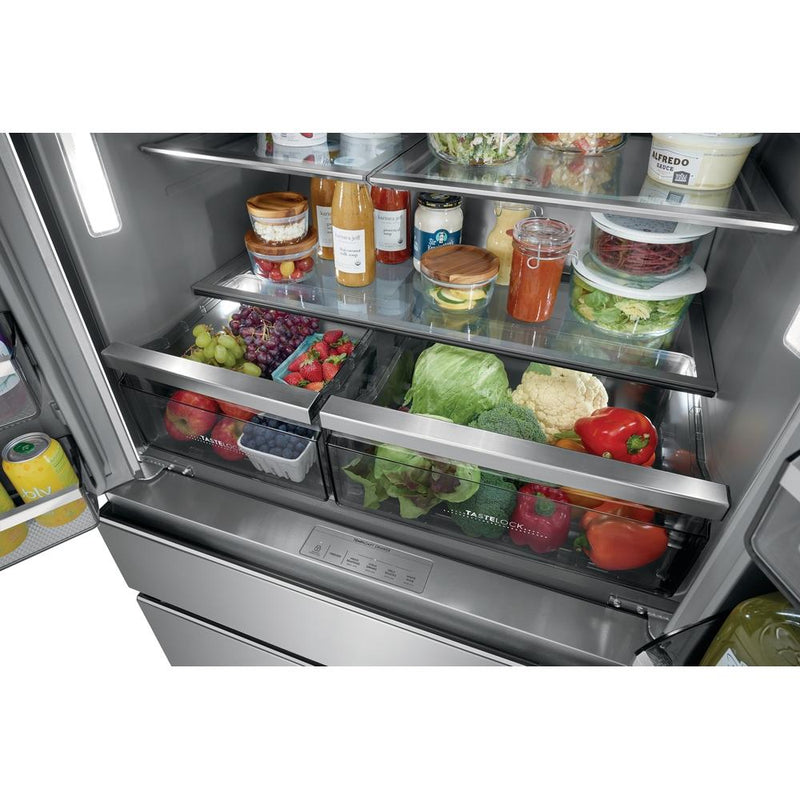  Electrolux 36-inch, 21.8 cu.ft. Counter-Depth French 4-Door Refrigerator with TempAdapt™ Drawer ERMC2295AS IMAGE 10