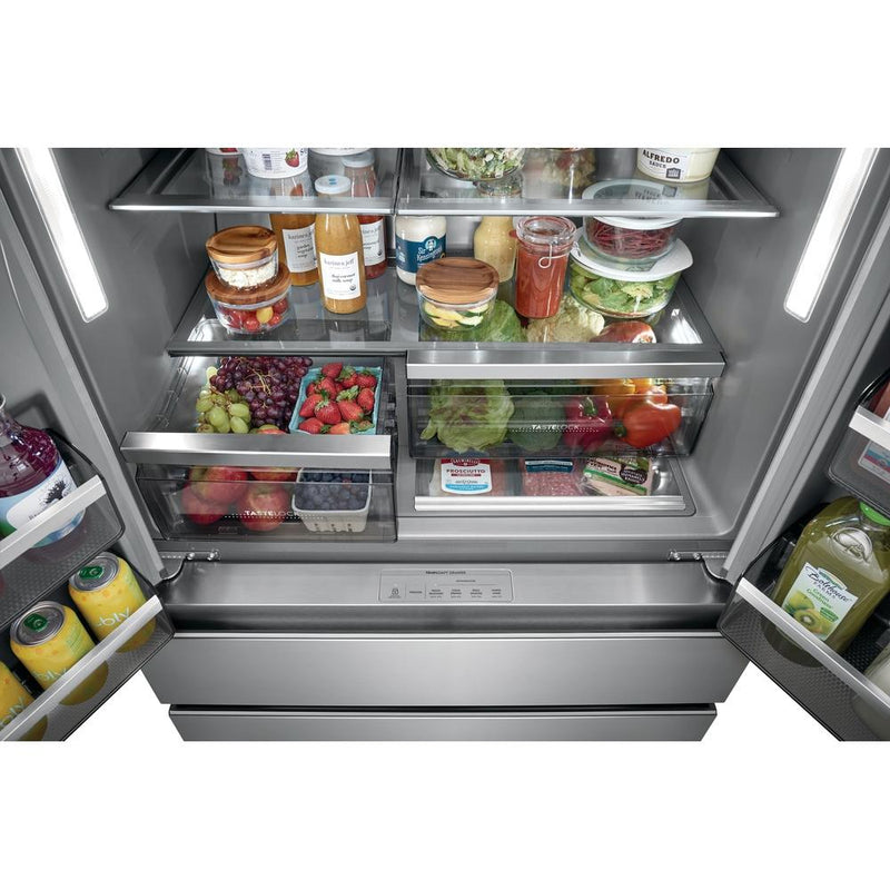  Electrolux 36-inch, 21.8 cu.ft. Counter-Depth French 4-Door Refrigerator with TempAdapt™ Drawer ERMC2295AS IMAGE 11