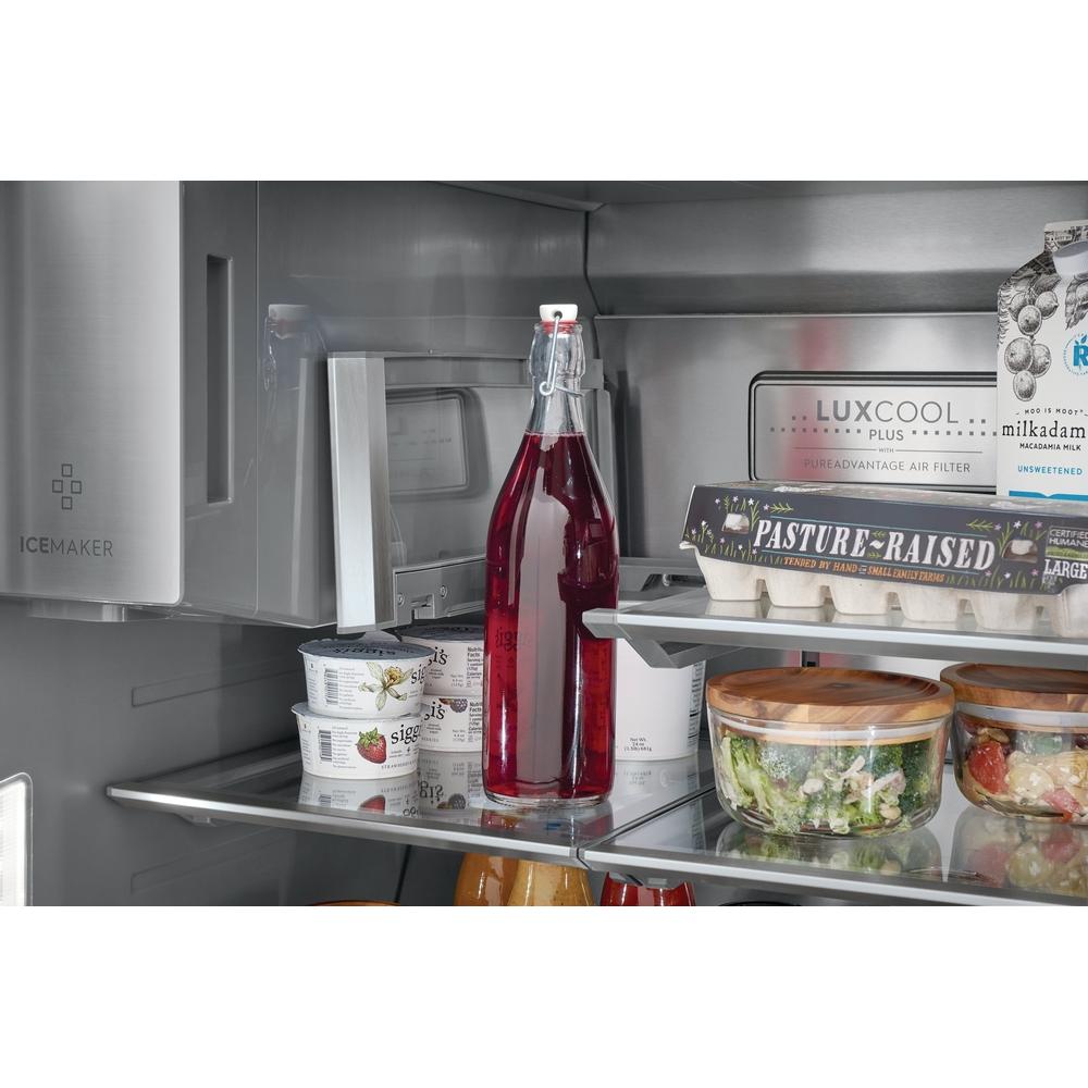  Electrolux 36-inch, 21.8 cu.ft. Counter-Depth French 4-Door Refrigerator with TempAdapt™ Drawer ERMC2295AS IMAGE 12