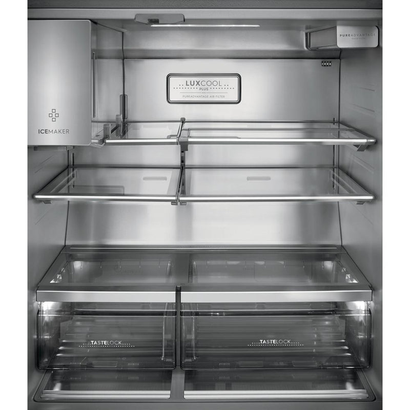  Electrolux 36-inch, 21.8 cu.ft. Counter-Depth French 4-Door Refrigerator with TempAdapt™ Drawer ERMC2295AS IMAGE 14