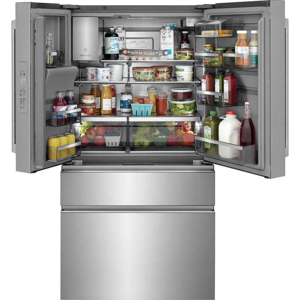  Electrolux 36-inch, 21.8 cu.ft. Counter-Depth French 4-Door Refrigerator with TempAdapt™ Drawer ERMC2295AS IMAGE 18