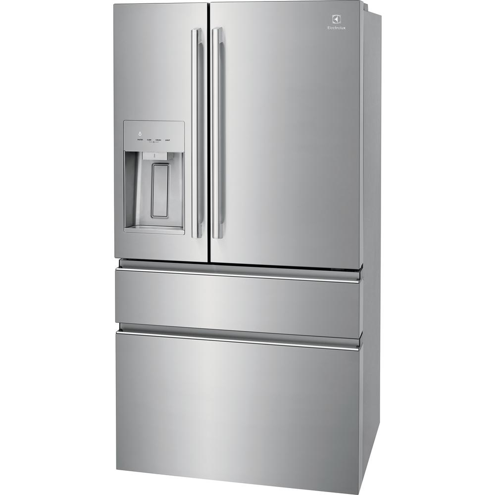  Electrolux 36-inch, 21.8 cu.ft. Counter-Depth French 4-Door Refrigerator with TempAdapt™ Drawer ERMC2295AS IMAGE 3