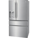  Electrolux 36-inch, 21.8 cu.ft. Counter-Depth French 4-Door Refrigerator with TempAdapt™ Drawer ERMC2295AS IMAGE 3