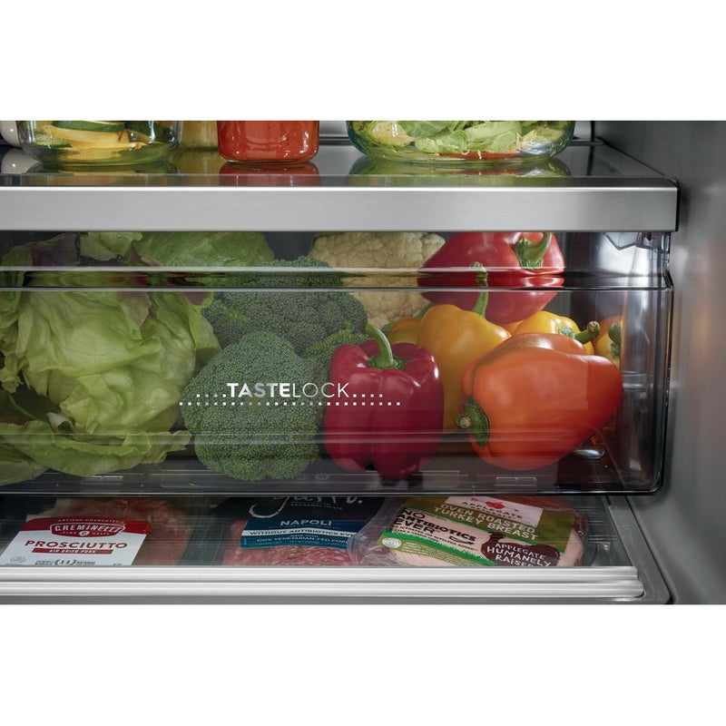  Electrolux 36-inch, 21.8 cu.ft. Counter-Depth French 4-Door Refrigerator with TempAdapt™ Drawer ERMC2295AS IMAGE 9