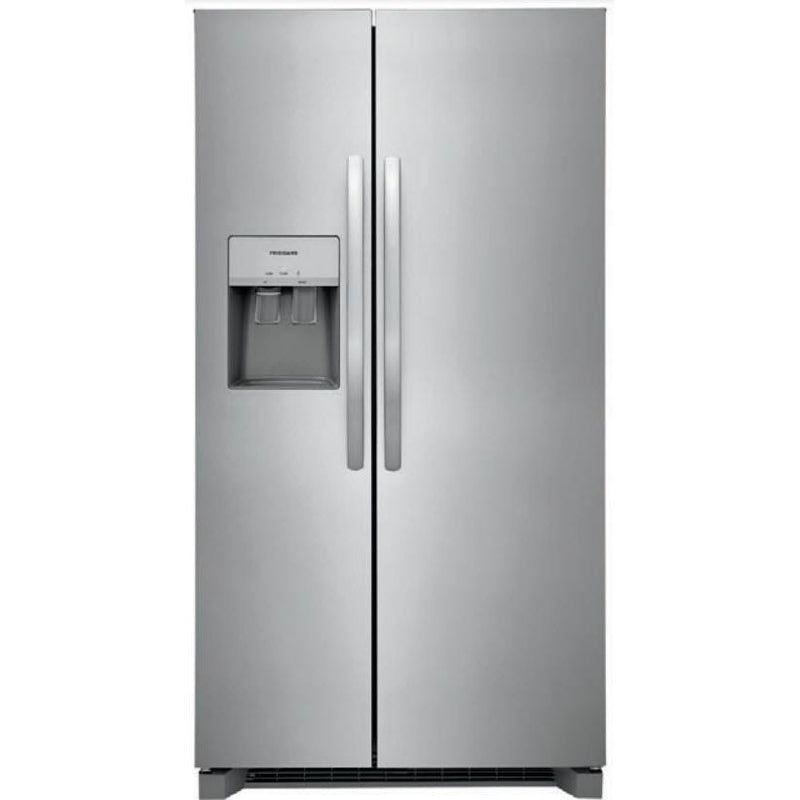  Frigidaire 33-inch, 22.2 cu.ft. Freestanding Side-by-Side Refrigerator with Ice and Water Dispensing System FRSS2323AS IMAGE 1