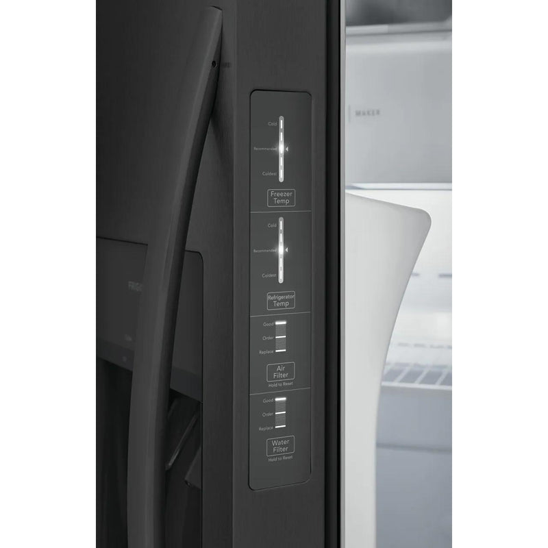  Frigidaire 33-inch, 22.2 cu.ft. Freestanding Side-by-Side Refrigerator with Ice and Water Dispensing System FRSS2323AD IMAGE 3