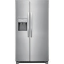  Frigidaire 36-inch, 25.6 cu.ft. Freestanding Side-by-Side Refrigerator with Ice and Water Dispensing System FRSS2623AS IMAGE 1