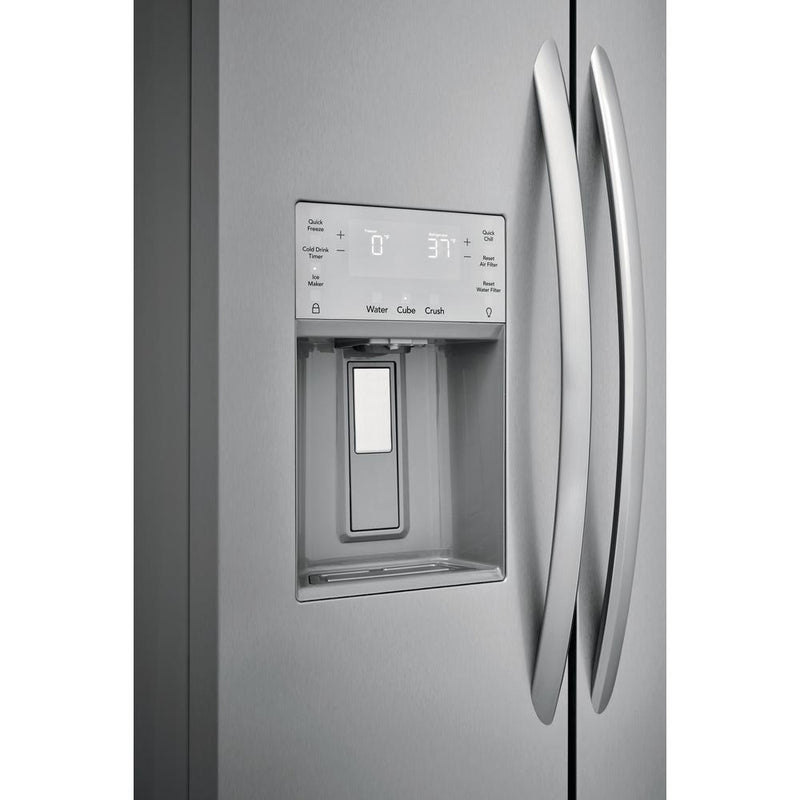  Frigidaire Gallery 36-inch, 25.6 cu.ft. Freestanding Side-by-Side Refrigerator with Ice and Water Dispensing System GRSS2652AF IMAGE 4
