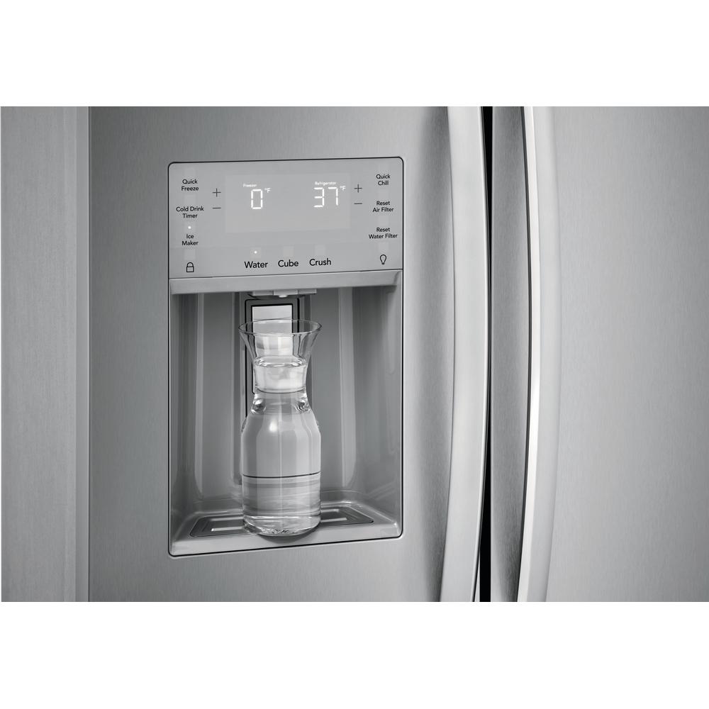  Frigidaire Gallery 36-inch, 25.6 cu.ft. Freestanding Side-by-Side Refrigerator with Ice and Water Dispensing System GRSS2652AF IMAGE 8