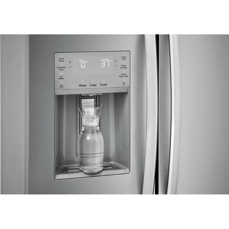  Frigidaire Gallery 36-inch, 25.6 cu.ft. Freestanding Side-by-Side Refrigerator with Ice and Water Dispensing System GRSS2652AF IMAGE 8