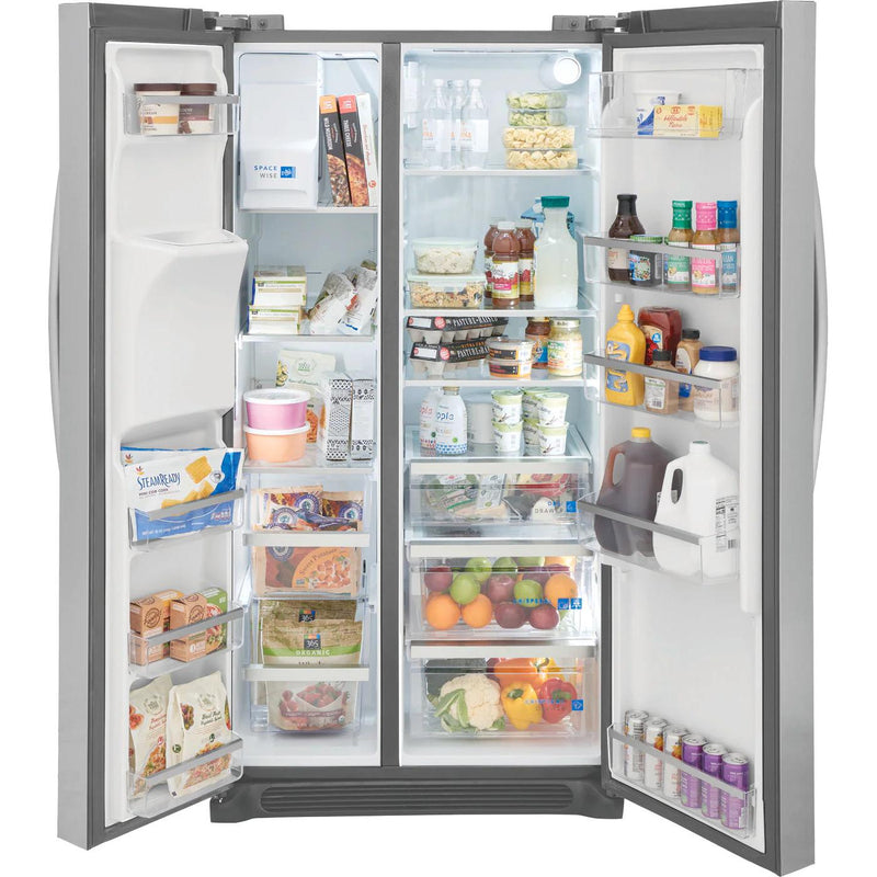  Frigidaire Gallery 36-inch, 22.3 cu.ft. Counter-Depth Side-by-Side Refrigerator with Ice and Water Dispensing System GRSC2352AF IMAGE 3