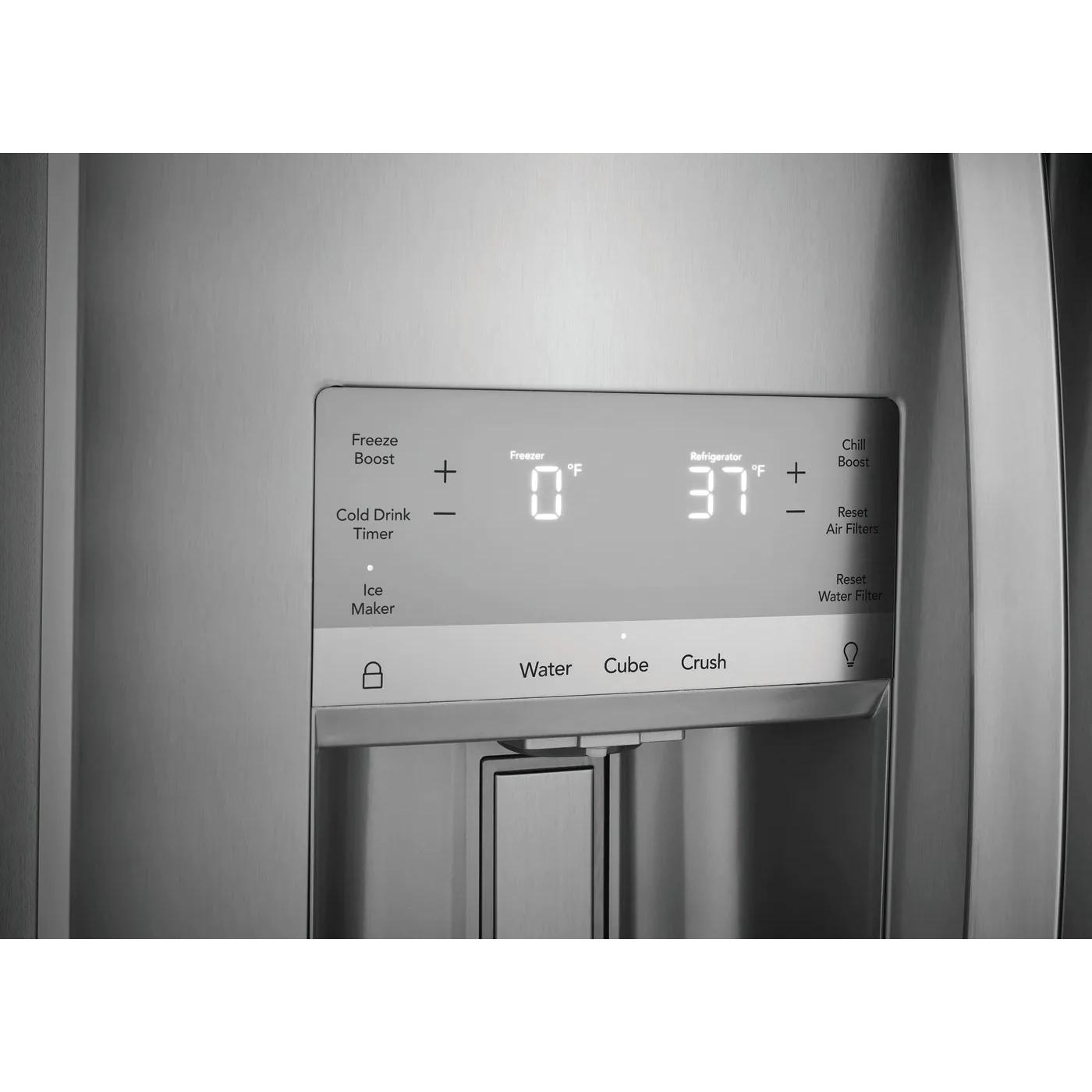  Frigidaire Gallery 36-inch, 22.3 cu.ft. Counter-Depth Side-by-Side Refrigerator with Ice and Water Dispensing System GRSC2352AF IMAGE 5