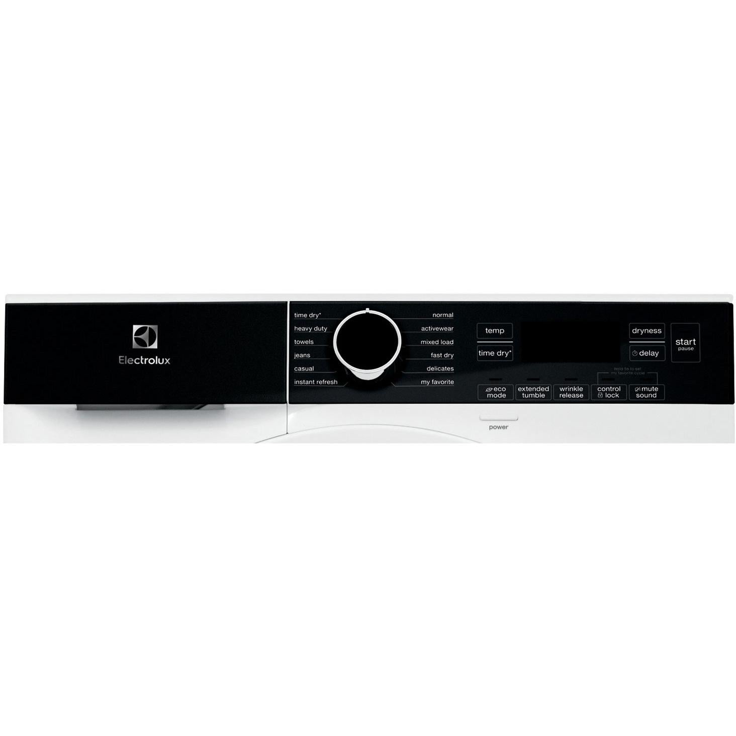  Electrolux 4.0 cu.ft. Electric Dryer with IQ-Touch® Controls ELFE422CAW IMAGE 3