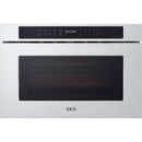  Signature Kitchen Suite 24-inch, 1.2 cu.ft. Built-in Microwave Drawer with Sensor Cooking SKSMD2401S IMAGE 1