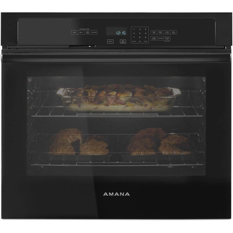  Amana 30-inch, 5 cu. ft. Built-in Single Wall Oven AWO6313SFBB BUILDER IMAGE 2