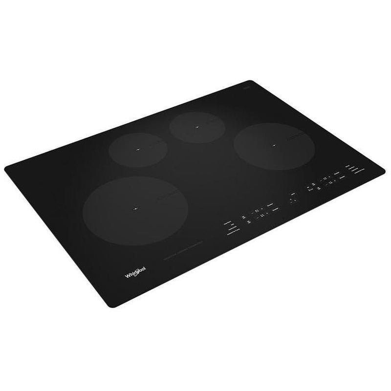  Whirlpool 30-inch Built-In Electric Cooktop with Induction Technology WCI55US0JB IMAGE 2