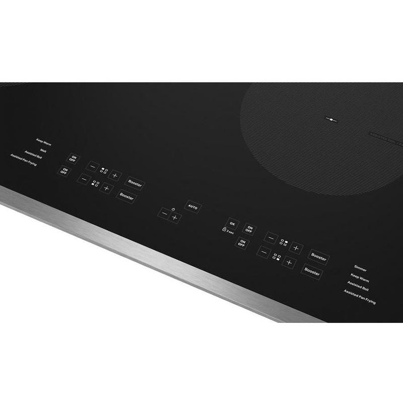  Whirlpool 30-inch Built-In Electric Cooktop with Induction Technology WCI55US0JS IMAGE 2