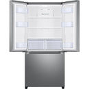  Samsung 18 cu. ft. Counter-Depth French 3-Door Refrigerator RF18A5101SR/AA IMAGE 2