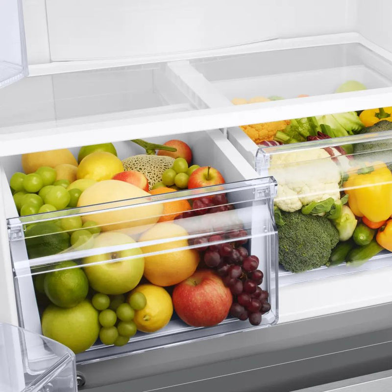  Samsung 18 cu. ft. Counter-Depth French 3-Door Refrigerator RF18A5101SR/AA IMAGE 8