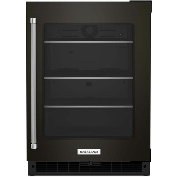 KitchenAid 24-inch, 5.20 cu. ft. Compact Refrigerator with Glass Door KURR314KBS IMAGE 1