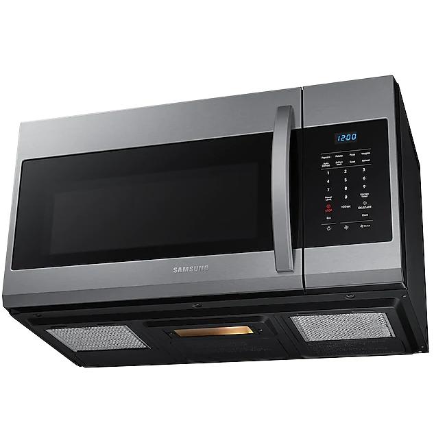  Samsung 30-inch, 1.6 cu.ft. Over-the-Range Microwave Oven with Eco Mode ME17R7011ES/AC IMAGE 8