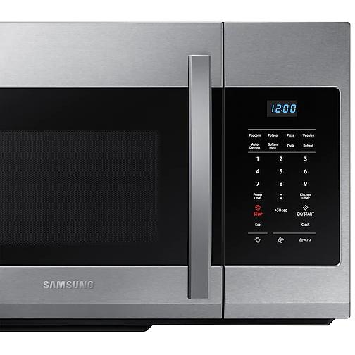  Samsung 30-inch, 1.6 cu.ft. Over-the-Range Microwave Oven with Eco Mode ME17R7011ES/AC IMAGE 9