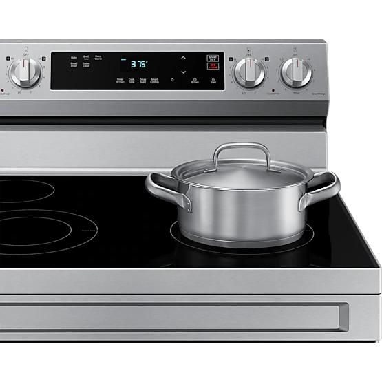  Samsung 30-inch Freestanding Electric Range with WI-FI Connect NE63A6111SS/AC IMAGE 9