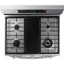  Samsung 30-inch Freestanding Gas Range with WI-FI Connect NX60A6711SS/AA IMAGE 10