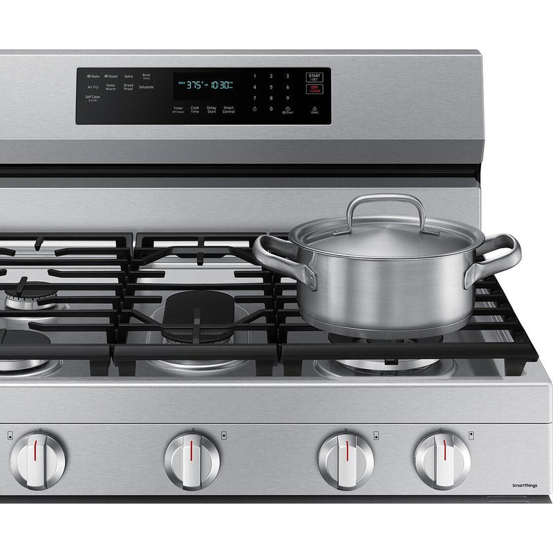  Samsung 30-inch Freestanding Gas Range with WI-FI Connect NX60A6711SS/AA IMAGE 12