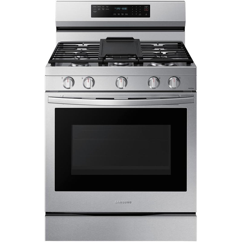  Samsung 30-inch Freestanding Gas Range with WI-FI Connect NX60A6711SS/AA IMAGE 2