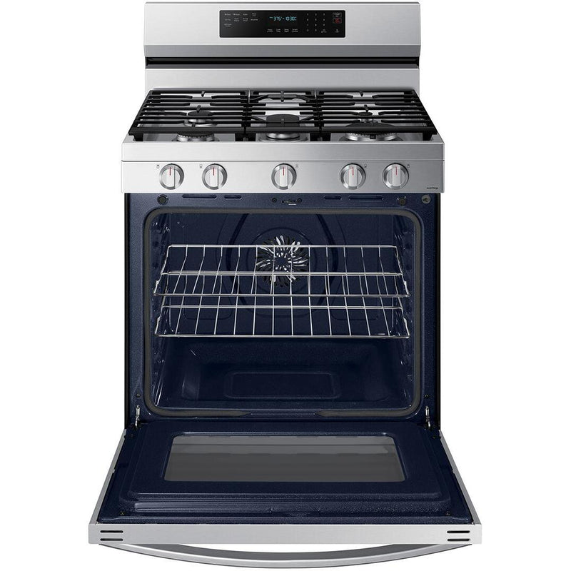  Samsung 30-inch Freestanding Gas Range with WI-FI Connect NX60A6711SS/AA IMAGE 6