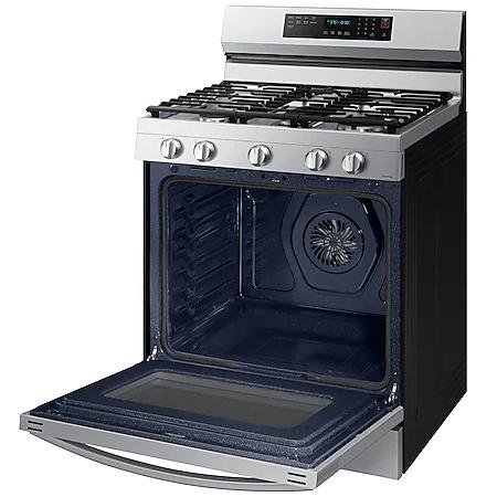  Samsung 30-inch Freestanding Gas Range with WI-FI Connect NX60A6711SS/AA IMAGE 7