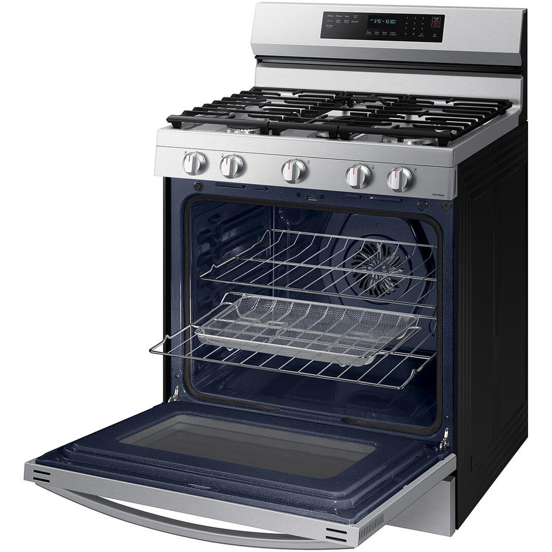  Samsung 30-inch Freestanding Gas Range with WI-FI Connect NX60A6711SS/AA IMAGE 8