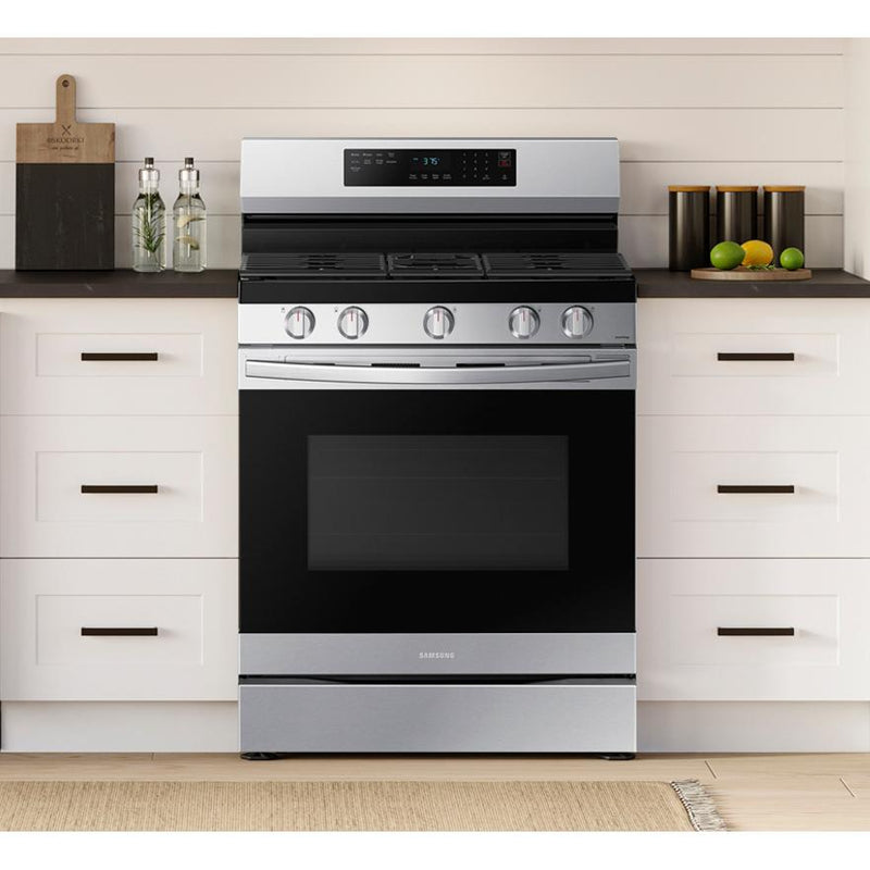  Samsung 30-inch Freestanding Gas Range with WI-FI Connect NX60A6511SS/AA IMAGE 11