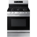  Samsung 30-inch Freestanding Gas Range with WI-FI Connect NX60A6511SS/AA IMAGE 1