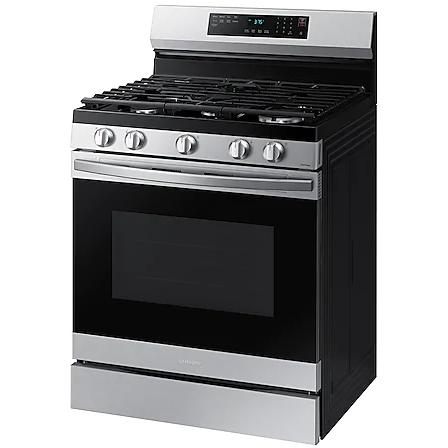  Samsung 30-inch Freestanding Gas Range with WI-FI Connect NX60A6511SS/AA IMAGE 3